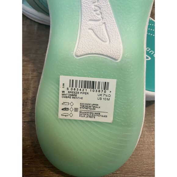 CLARKS Breeze Piper Womens Size 10M Mint Ombré Sandals - Picture 5 of 6